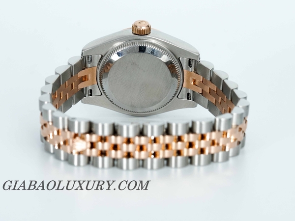 Đồng Hồ Rolex Lady Datejust 179171 Mặt Số Hồng Nạm Kim Cương