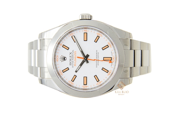 Đồng Hồ Rolex Milgauss 116400GV Mặt Số Trắng