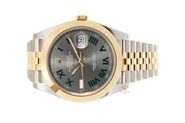 Đồng Hồ Rolex Datejust 41 126303 Mặt Số Wimbledon