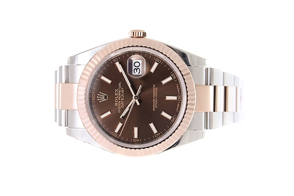 Đồng Hồ Rolex Datejust 41 126331 Mặt Số Chocolate Dây Đeo Oyster
