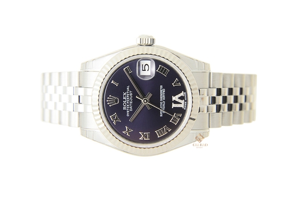 Đồng Hồ Rolex Datejust 31 178274 Mặt Số Purple Cọc Số La Mã