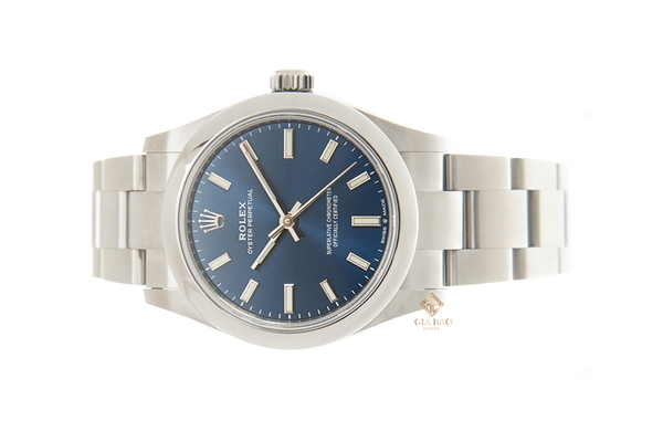 Đồng Hồ Rolex Oyster Perpetual 31 277200 Mặt Số Xanh Dương Cọc Dạ Quang