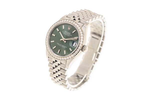 Đồng Hồ Rolex Datejust 31 278384RBR Mặt Số Xanh Lá Câ Cọc Dạ Quang