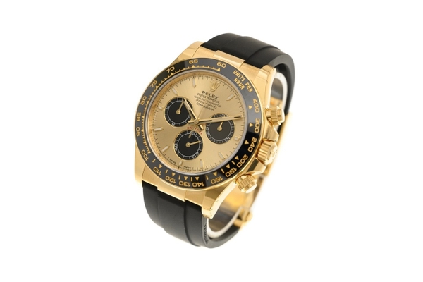 Đồng Hồ Rolex Cosmograph Daytona 126518LN Mặt Số Vàng Champagne Đen