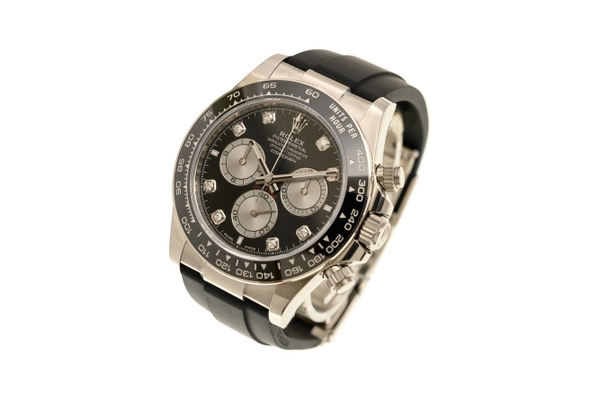 Đồng Hồ Rolex Cosmograph Daytona 126519LN Mặt Số Đen Cọc Số Kim Cương