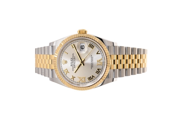 Đồng Hồ Rolex Datejust 36 126233 Mặt Số Bạc Cọc Số La Mã