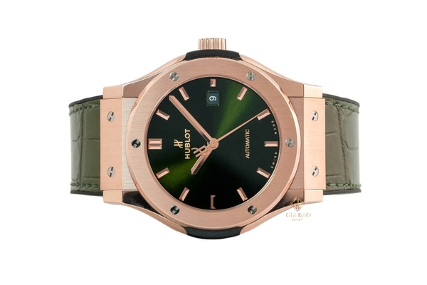 Đồng hồ Hublot Classic Fusion Green King Gold 42mm 542.OX.8980.LR