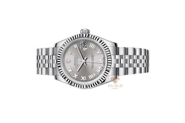 Đồng Hồ Rolex Datejust 31 178274 Mặt Số Rhodium Cọc Số La Mã