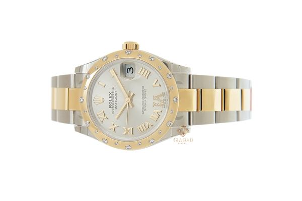 Đồng Hồ Rolex Lady Datejust 31 278343 Mặt Số Trắng Cọc Số La Mã Dây Đeo Oyster