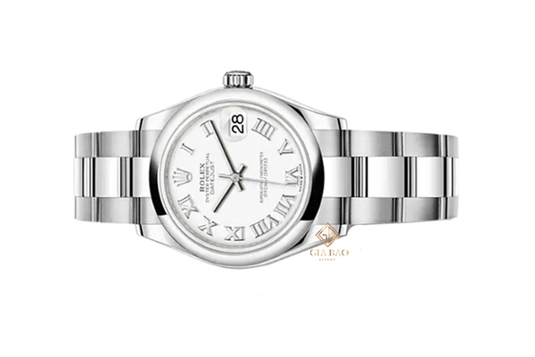 Đồng Hồ Rolex Datejust 31 278240 Mặt Số Trắng Cọc Số La Mã Dây Đeo Oyster