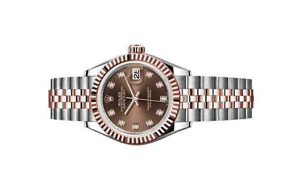 Đồng hồ Rolex Lady Datejust 279171 Mặt Số Chocolate Nạm Kim Cương