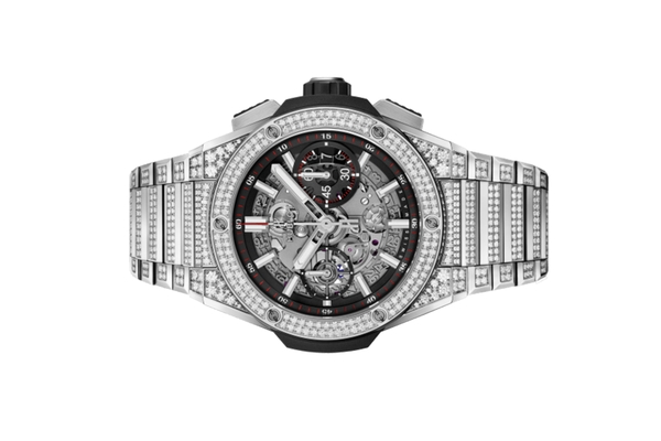 Đồng Hồ Hublot Big Bang Integrated Titanium Pavé 451.NX.1170.NX.3704