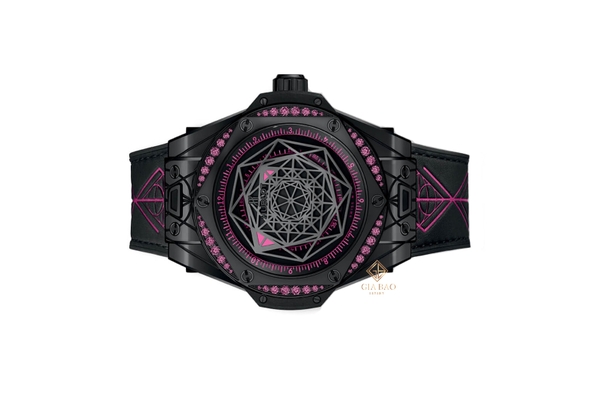 Đồng Hồ Hublot One Click Big Bang Sang Bleu All Black Pink 39mm 465.CS.1119.VR.1233.MXM18