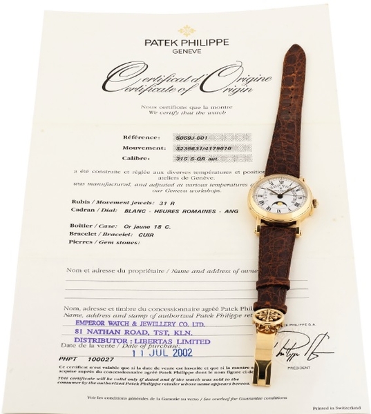 Đồng hồ Patek Philippe 5059J-001 Perpetual Calendar