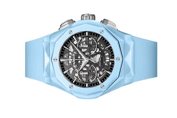 Đồng Hồ Hublot Classic Fusion Aerofusion Chronograph Orlinski Sky Blue Ceramic 525.ES.0170.RX.ORL22