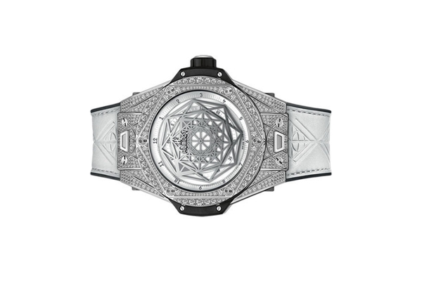 Đồng Hồ  Hublot Big Bang Sang Bleu Titanium White Pavé 415.NX.2027.VR.1704.MXM 18