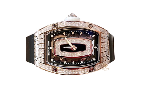 Đồng Hồ Richard Mille RM 07-01 Ladies Vàng Hồng Đính Kim Cương