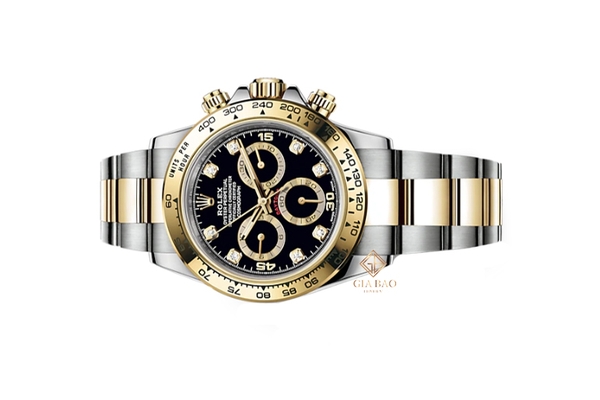 Đồng Hồ Rolex Cosmograph Daytona 116503 Mặt Số Đen Cọc Số Kim Cương (New Model 2021)