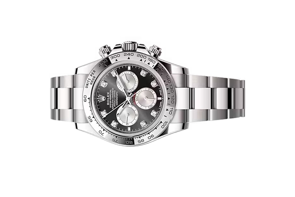 Đồng Hồ Rolex Cosmograph Daytona 126509 Mặt Số Đen Sáng Cọc Số Kim Cương