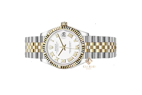 Đồng Hồ Rolex Datejust 31 278273 Mặt Số Trắng Cọc Số La Mã