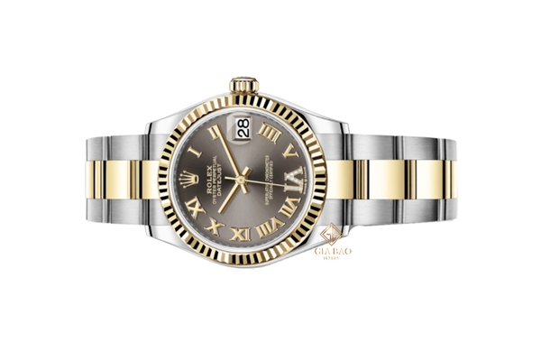 Đồng Hồ Rolex Datejust 31 278273 Mặt Số Xám Cọc Số La Mã Dây Đeo Oyster