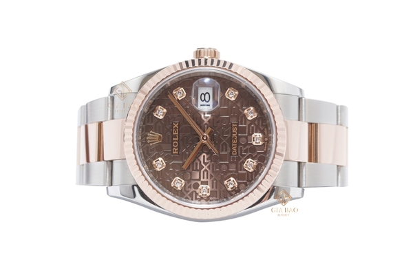 Đồng Hồ Rolex Datejust 36 126231 Mặt Số Vi Tính Chocolate Dây Đeo Oyster