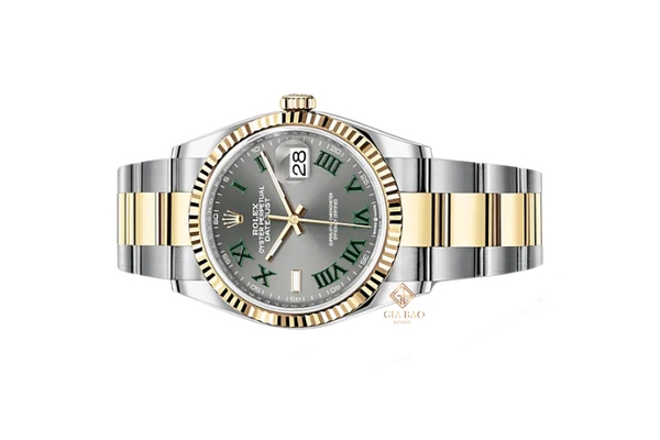 Đồng Hồ Rolex Datejust 36 126233 Mặt Số Wimbledon Dây Đeo Oyster