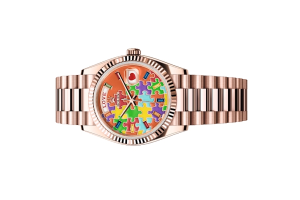 Đồng Hồ Rolex Day-Date 36 128235 Mặt Số Jigsaw Puzzle