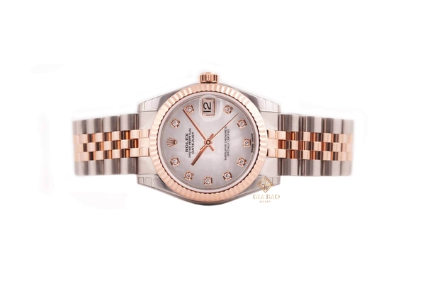 Đồng hồ Rolex Lady-Datejust 178271 Mặt Số Vỏ Trai Trắng