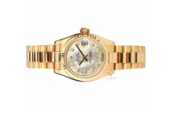 Đồng Hồ Rolex Lady Datejust 179178 Mặt Số Vỏ Trai