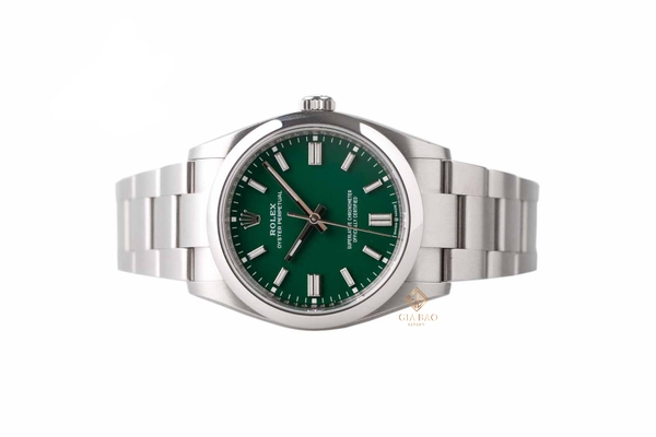 Đồng Hồ Rolex Oyster Perpetual 36 126000 Mặt Số Xanh