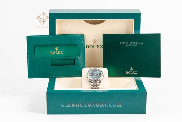 Đồng Hồ Rolex Datejust 278274 Mặt Số Xanh Cọc Số Dạ Quang