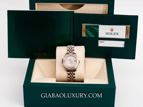 Đồng Hồ Rolex Lady-Datejust 179171 Mặt Số Thiên Thạch