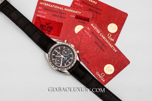 Đồng Hồ Omega Speedmaster Moonwatch Moonphase 44.25mm 304.23.44.52.13.001