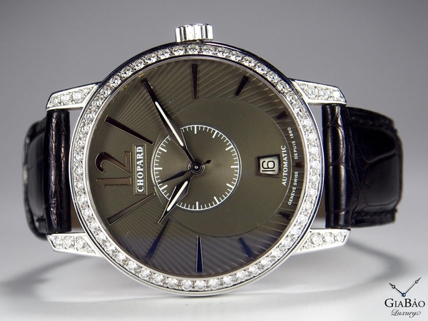 Đồng Hồ Chopard Josep Carreras Automatic Black Dial White Gold Diamond Limited