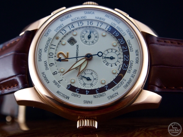 Đồng Hồ Girard-Perregaux World Time Chronograph Gold 18k