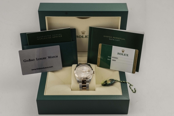 Đồng Hồ Rolex Datejust 41 126331 Mặt Số Sundust Nạm Kim Cương Dây Đeo Oyster