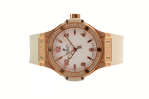 Đồng Hồ Hublot Big Bang Gold White Pavé 38mm 361.PE.2010.RW.1704