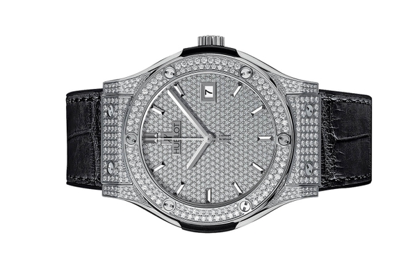 Đồng Hồ Hublot Classic Fusion Titanium Full Pave 42mm 542.NX.9010.LR.1704