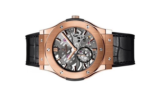 Đồng Hồ Hublot Classic Fusion Ultra-Thin Skeleton King Gold 42mm 545.OX.0180.LR 