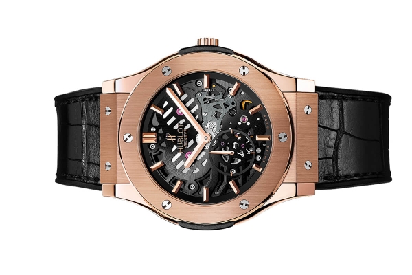 Đồng Hồ Hublot Classic Fusion  Ultra-thin Skeleton King Gold  45mm 515.ox.0180.lr