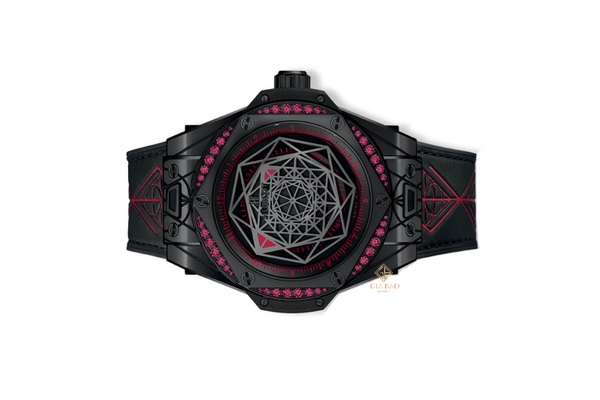 Đồng Hồ Hublot One Click Big Bang Sang Bleu All Black Red 39mm 465.CS.1119.VR.1202.MXM18