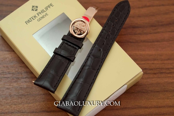 Dây da cá sấu đồng hồ Patek Philippe