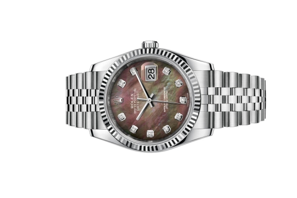 Đồng Hồ Rolex Datejust 36 116234 Mặt Số Xà Cừ Tím