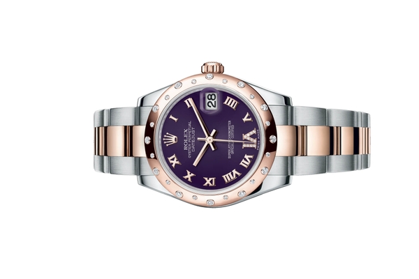 Đồng Hồ Rolex  Lady Datejust 31 178341 Mặt Số Tím Cọc Số La Mã Dây Đeo Oyster