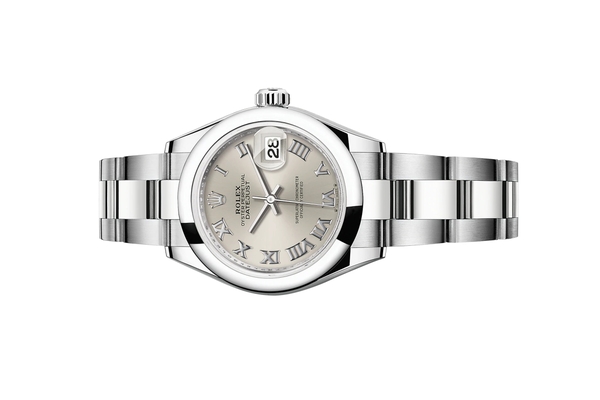 Đồng Hồ Rolex Lady-Datejust 28 279160 Mặt Số Bạc Cọc Số La Mã Dây Đeo Oyster