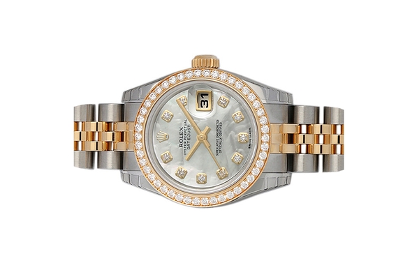 Đồng Hồ Rolex Lady-Datejust 26 179383 Mặt Số Vỏ Trai