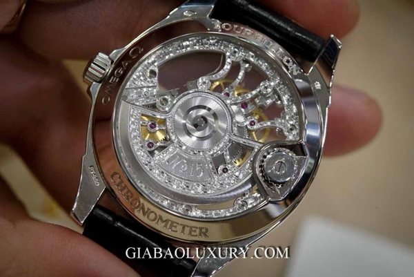 Đồng Hồ Omega De Ville Platinum Tourbillon 5945.30.31