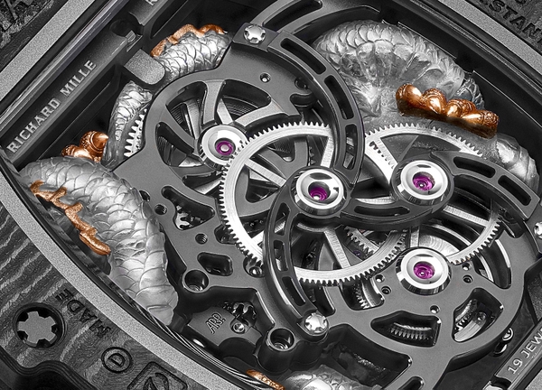 Đồng Hồ Richard Mille RM 57-03 Tourbillon Sapphire Dragon