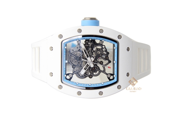 Đồng Hồ Richard Mille RM055 BLUE Vành Titanium Trắng